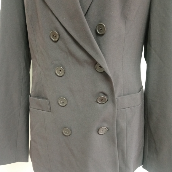 JG Hook Dark Brown Peacoat Jacket long soft - Picture 7 of 11